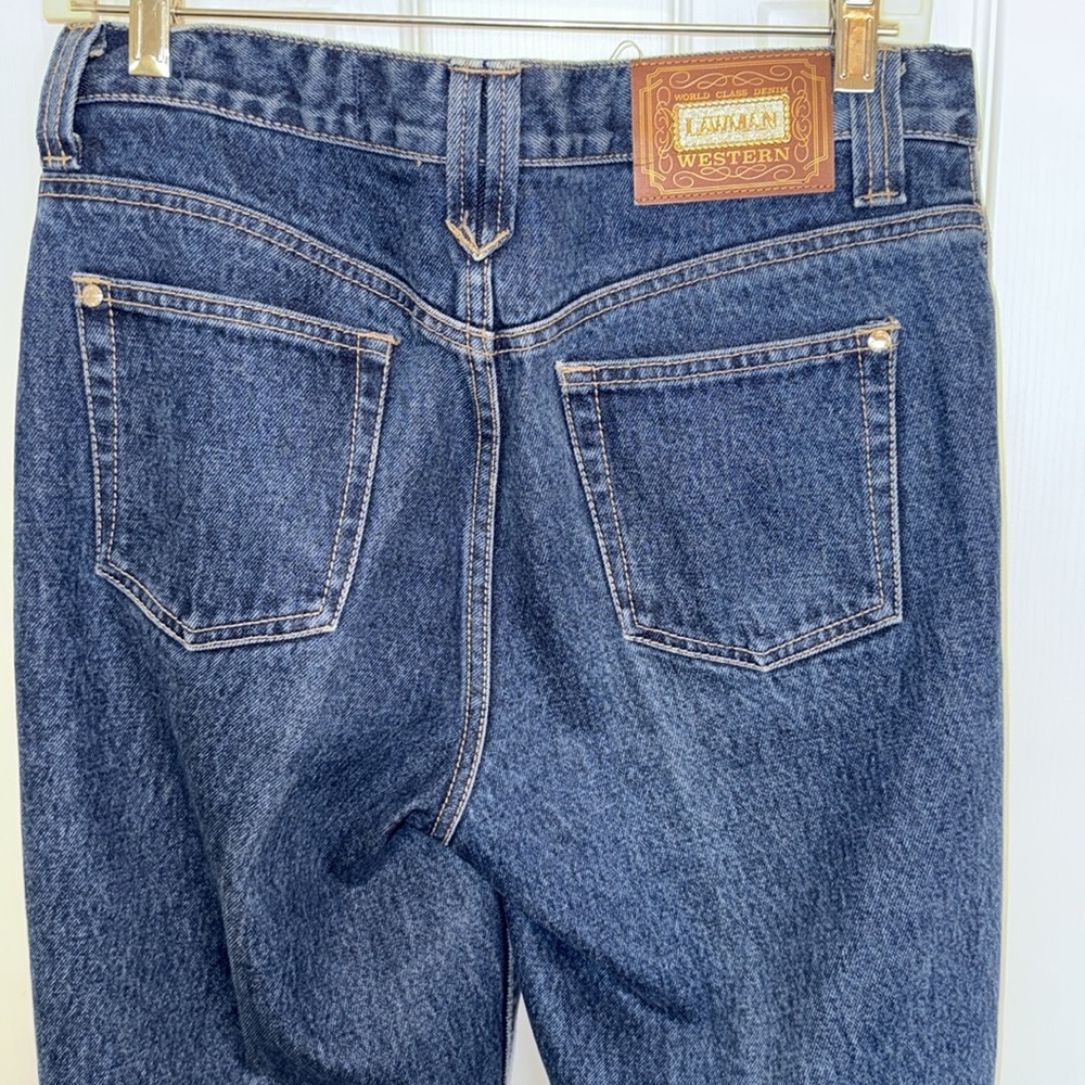Lawless Western Embroidered Floral Blue Jeans - Picture 9 of 9